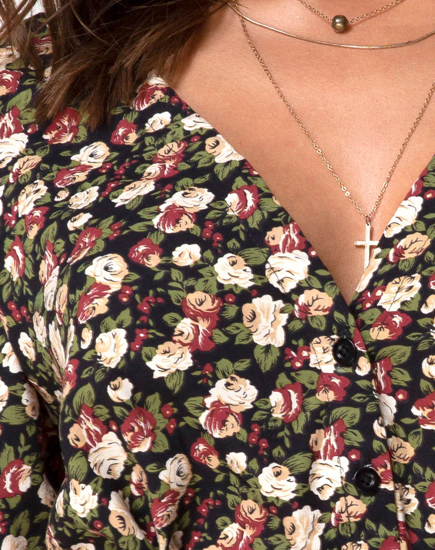 Rosella Swing Dress in Courtney Floral - Image 5