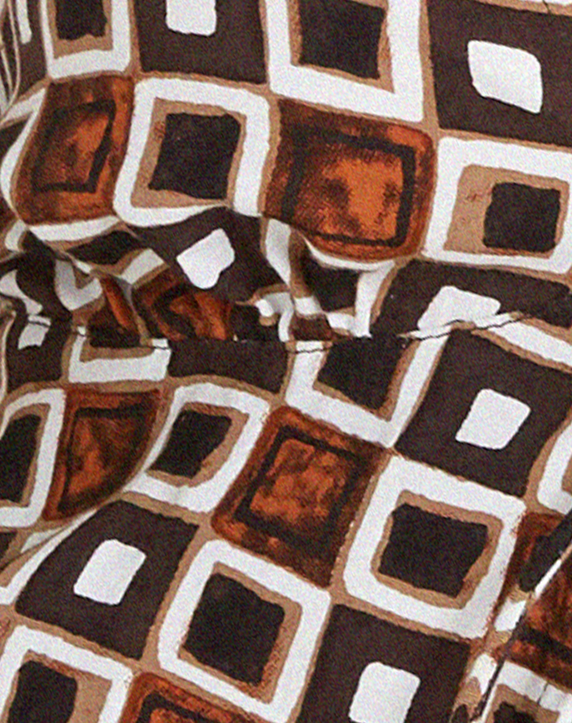 Roula Halter Top on 90s Geo Brown - Image 5