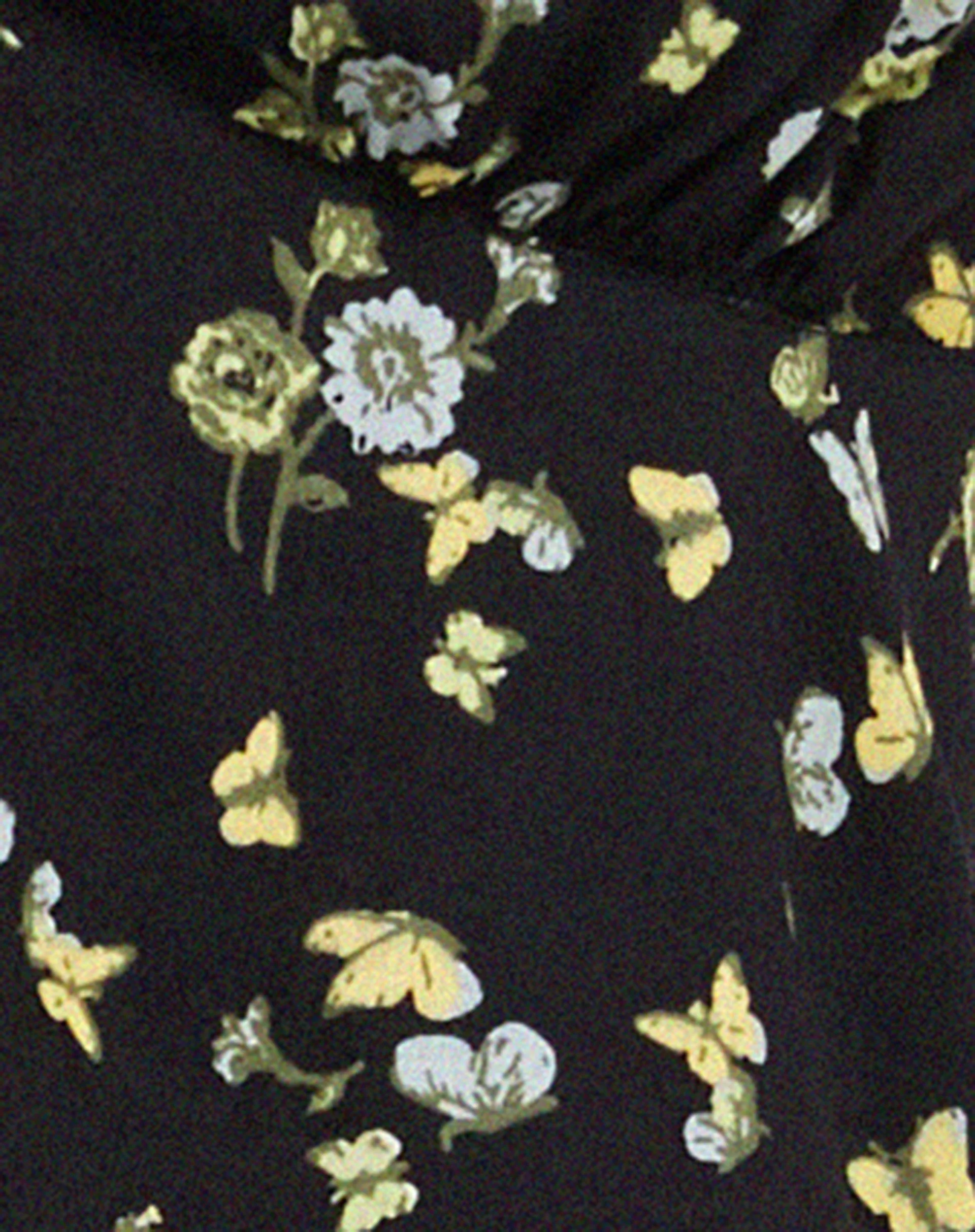 Roula Butterfly Top in Lemon and Lime Black - Image 6