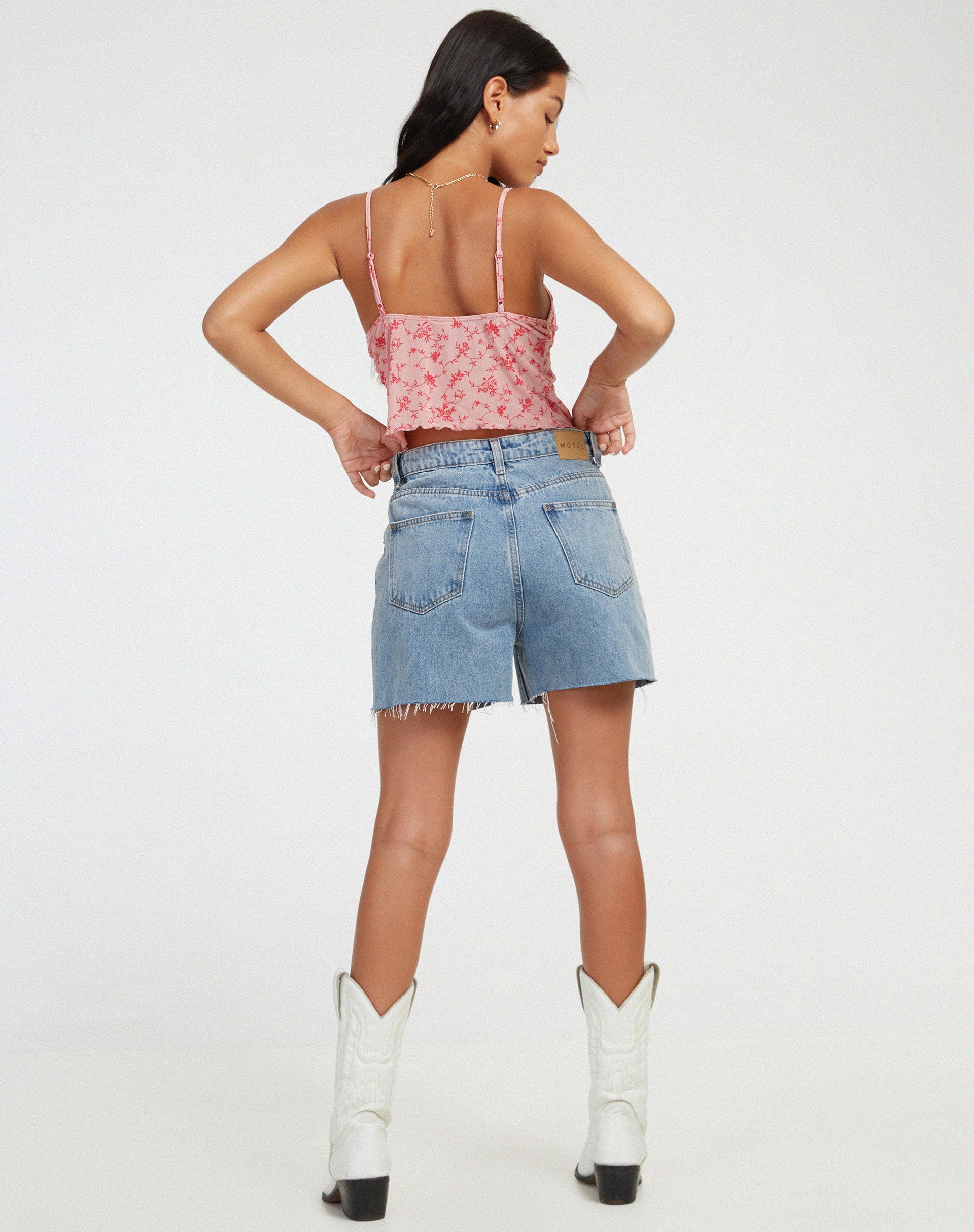 Rumak Top in Love Bloom Pink Flock - Image 4