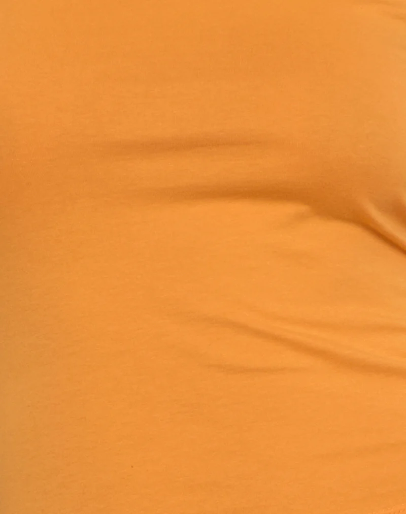 Runaba Backless Tank Top in Faded Orange - Image 6