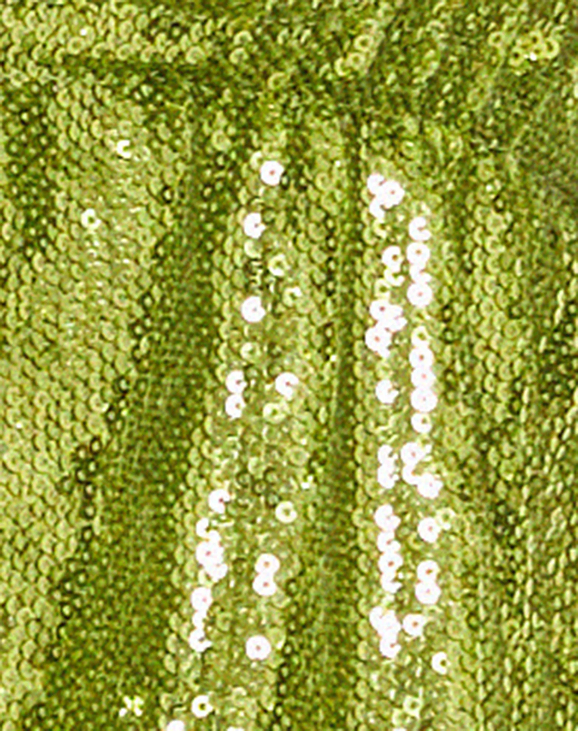 Runita Halter Top in Mini Sequin Lime Green - Image 6