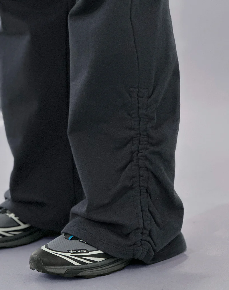 Rylan Ruched Jogger in Beluga Grey - Image 3