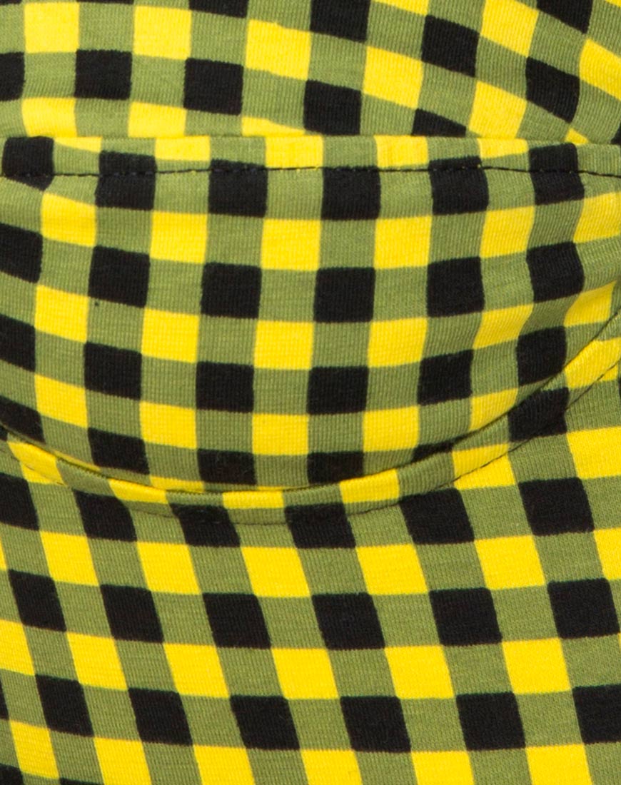 Ryon Bodice in Medium Gingham Yellow - Image 5