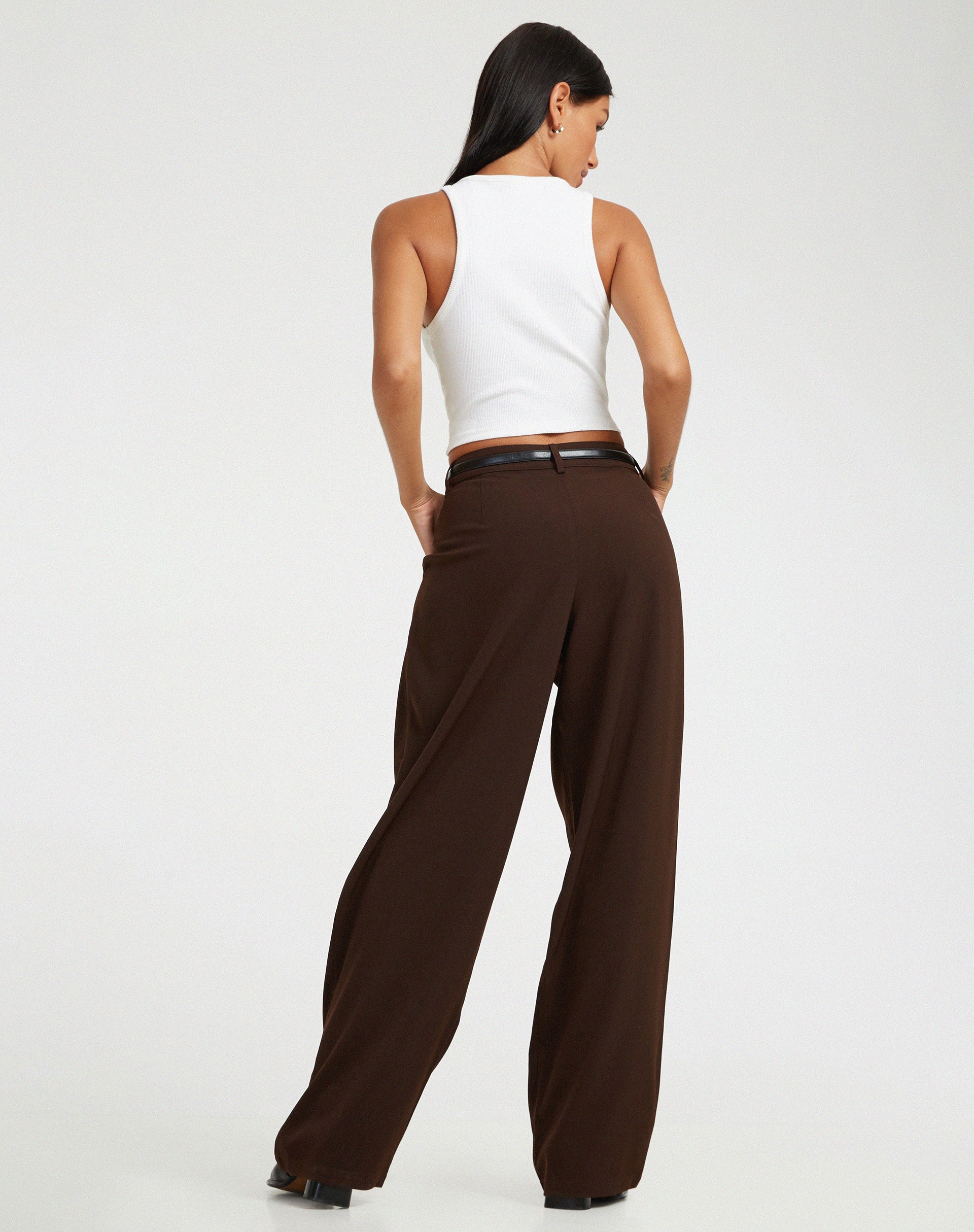 Sabara Trouser in Tailoring Cappuccino - Image 2