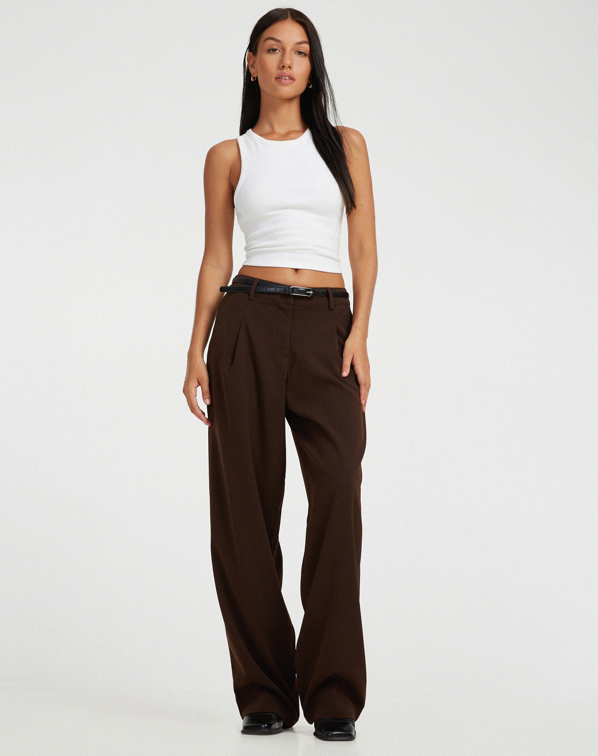 Sabara Trouser in Tailoring Cappuccino - Image 3