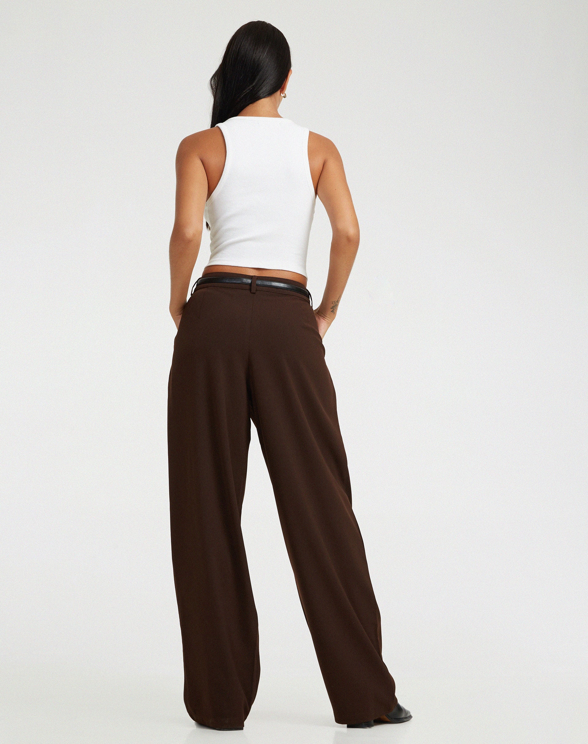 Sabara Trouser in Tailoring Cappuccino - Image 4