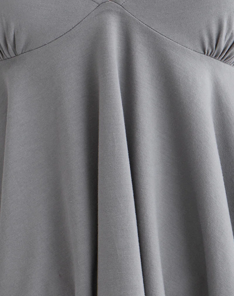 Sable Floaty Cami Top in Jersey Grey - Image 6