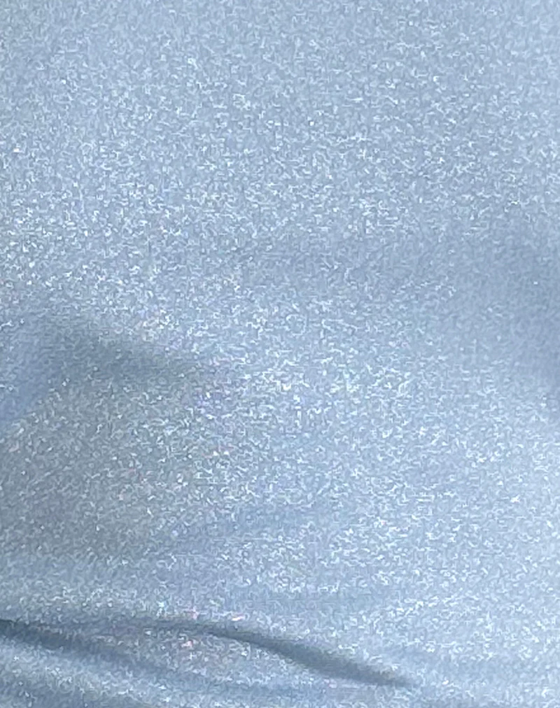 Saeran Halterneck Top in Blue Shimmer - Image 6