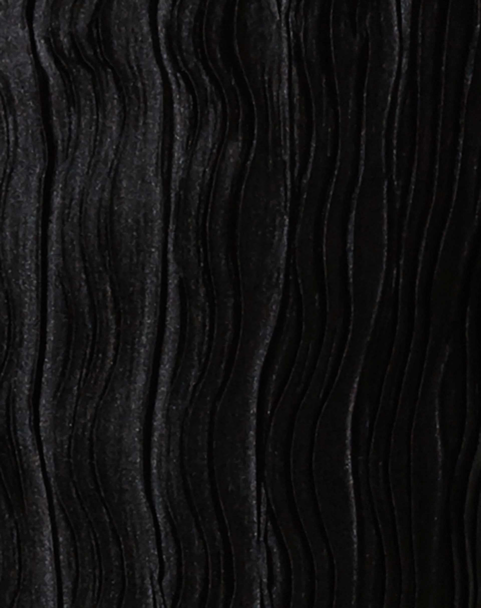 Sagira Long Sleeve Top in Crinkle Black - Image 6