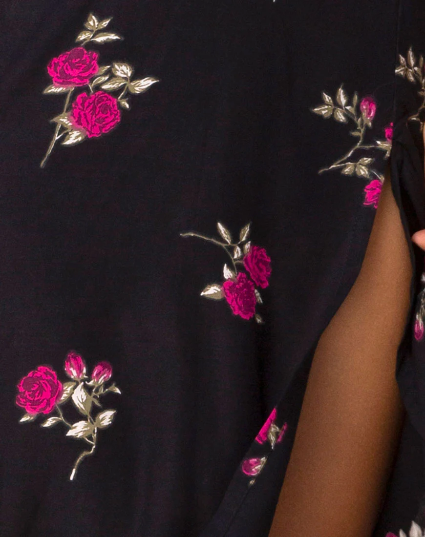 Saika Skirt in Grunge Rose - Image 5