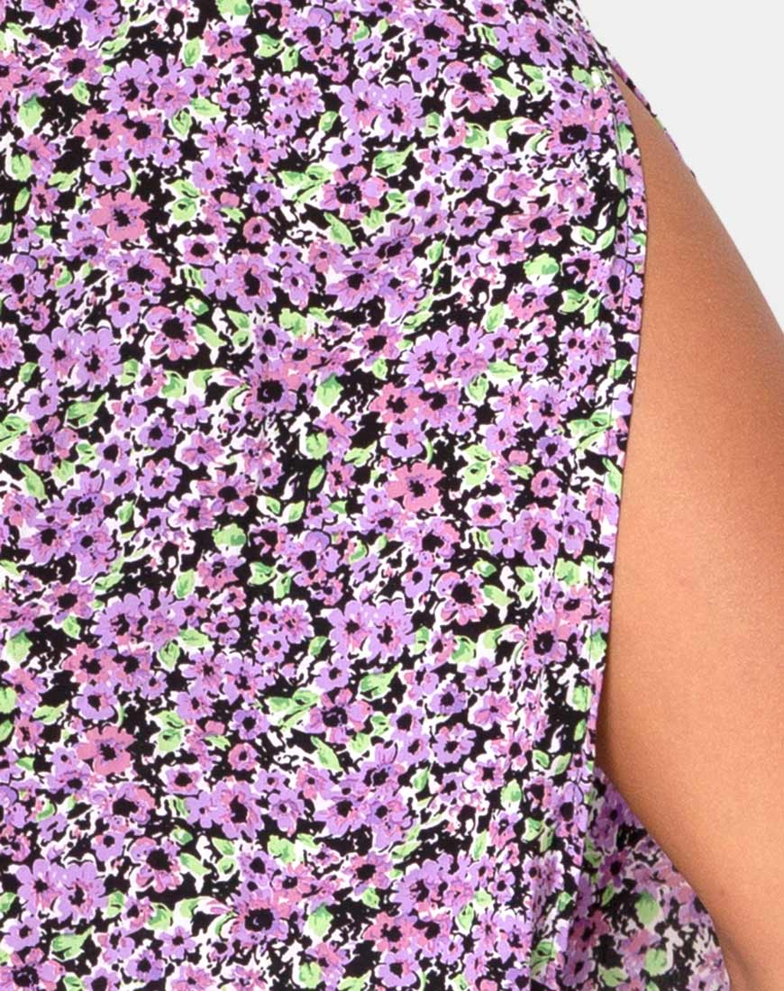 Saika Midi Skirt in Lilac Blossom - Image 6