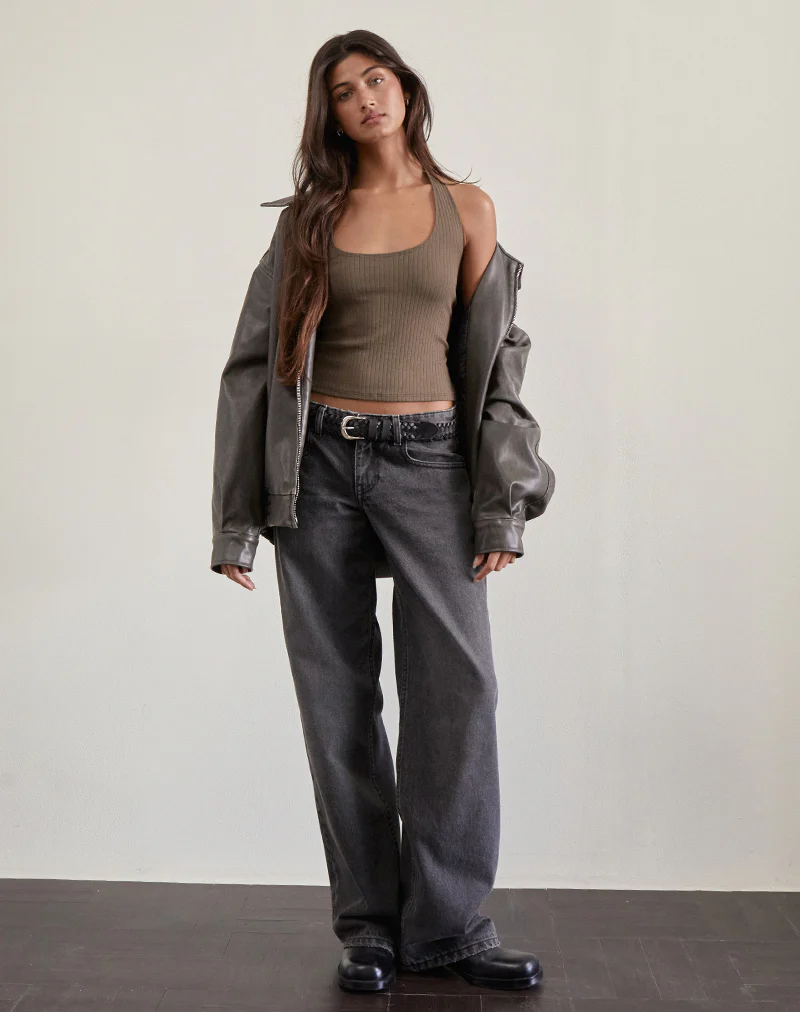 Sajani Top in Pointelle Coffee - Image 3