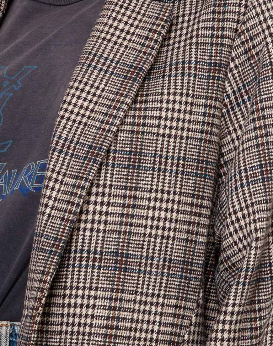 Saken Blazer in Grey Check - Image 5