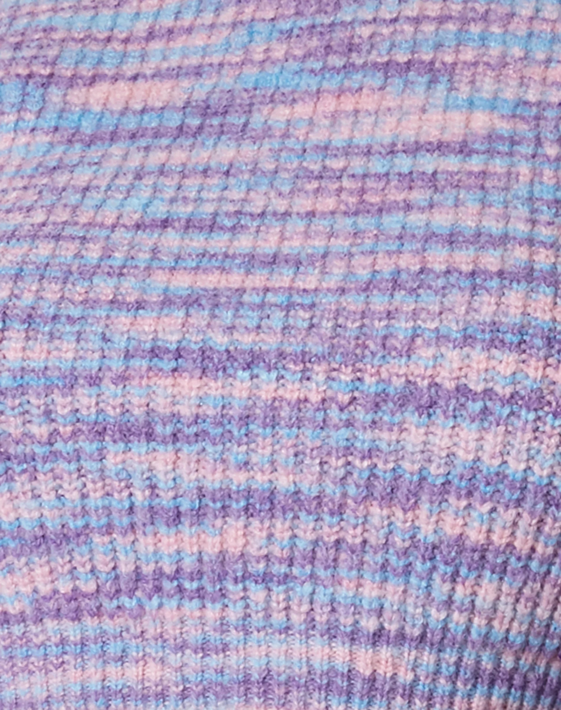 Salaka Crop Top in Space Dye Purple - Image 5