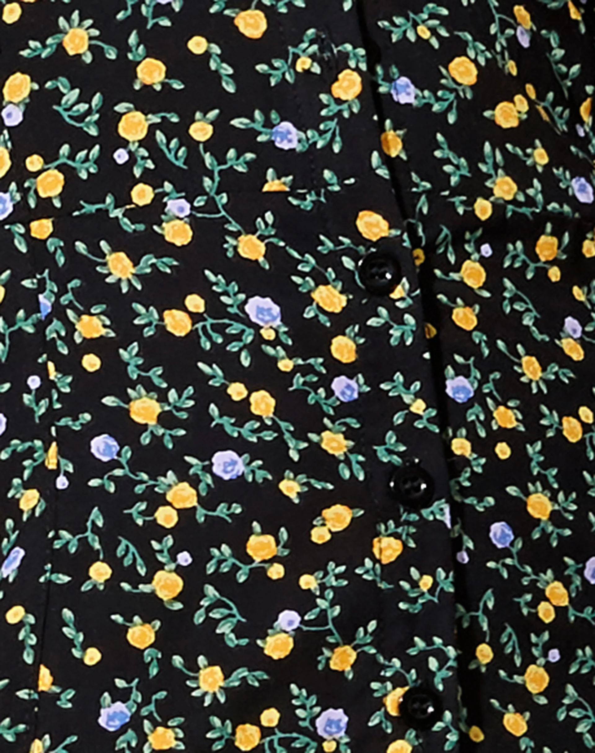Salara Midi Dress in Flowing Flower Black - Image 5