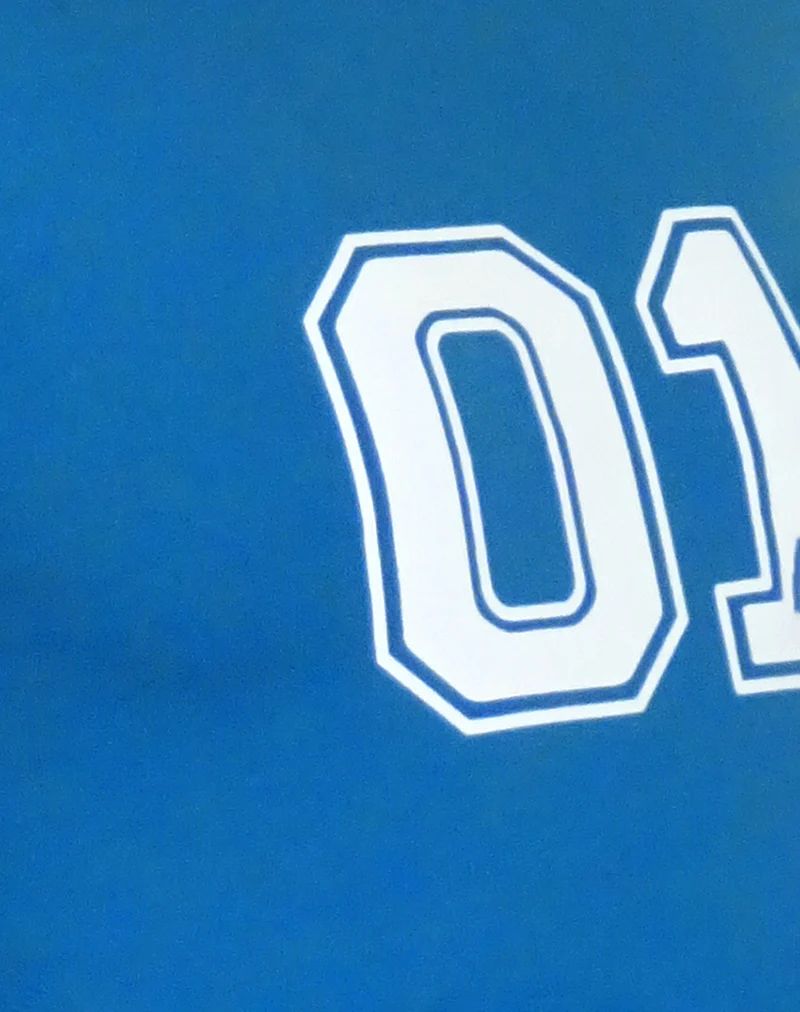 Salda Sporty Fitted Tee in Mediterranean Blue - Image 6