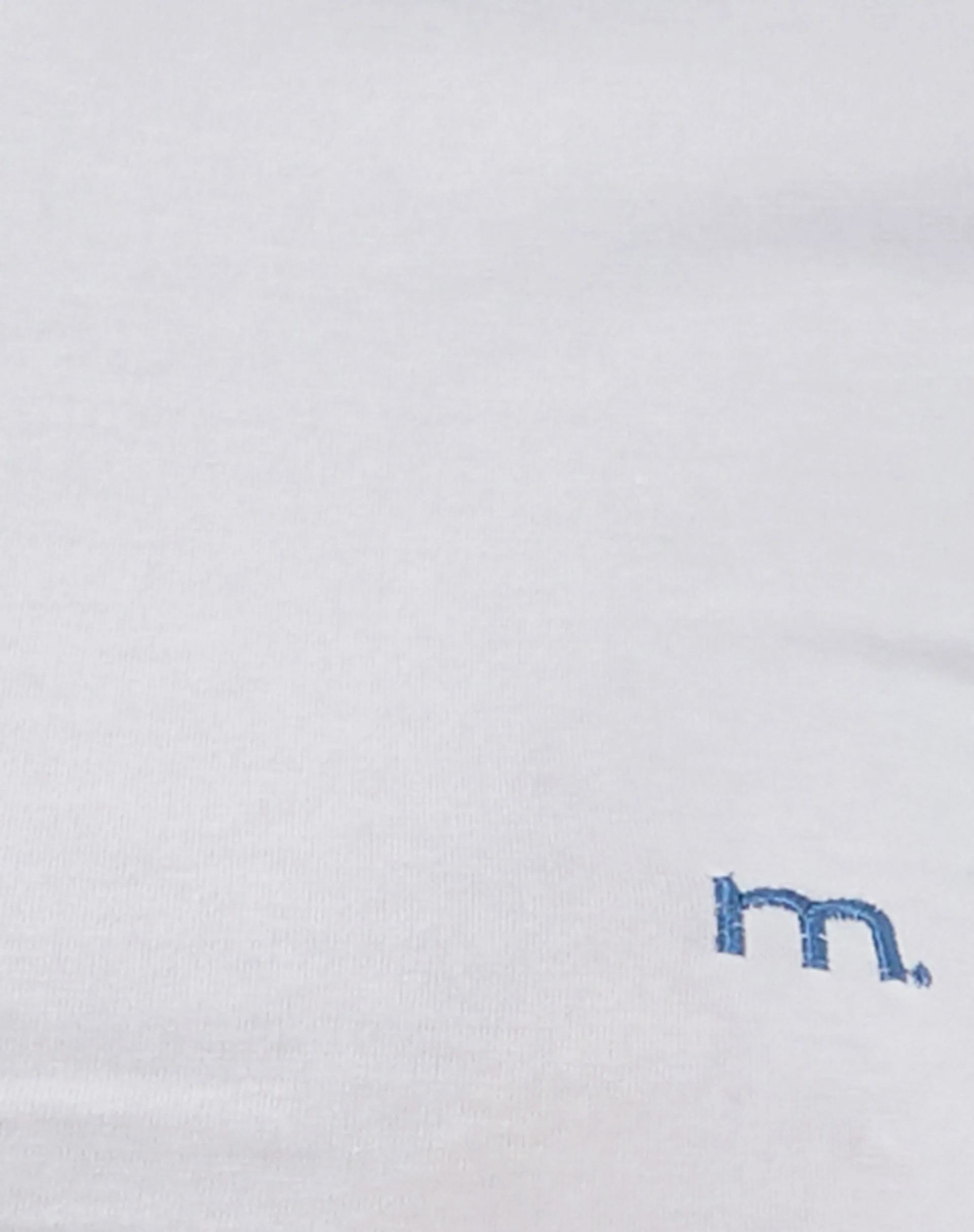 Salda Fitted Baby Tee with Contrast Binding in White - Image 6