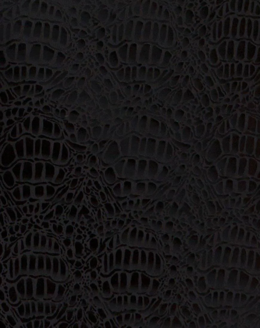 Saleh Dress in Snake Black - Image 7