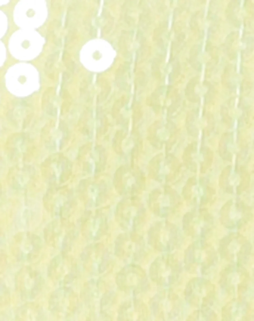 Saleta Unitard in Pistachio Green with Clear Sequin - Image 5