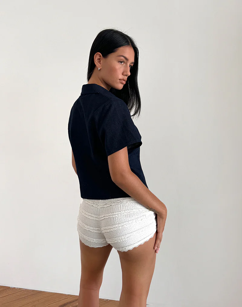 Samas Shirt in Dark Indigo - Image 5