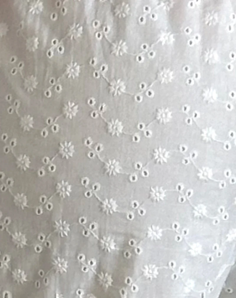 Samir Trouser in Broderie White - Image 5