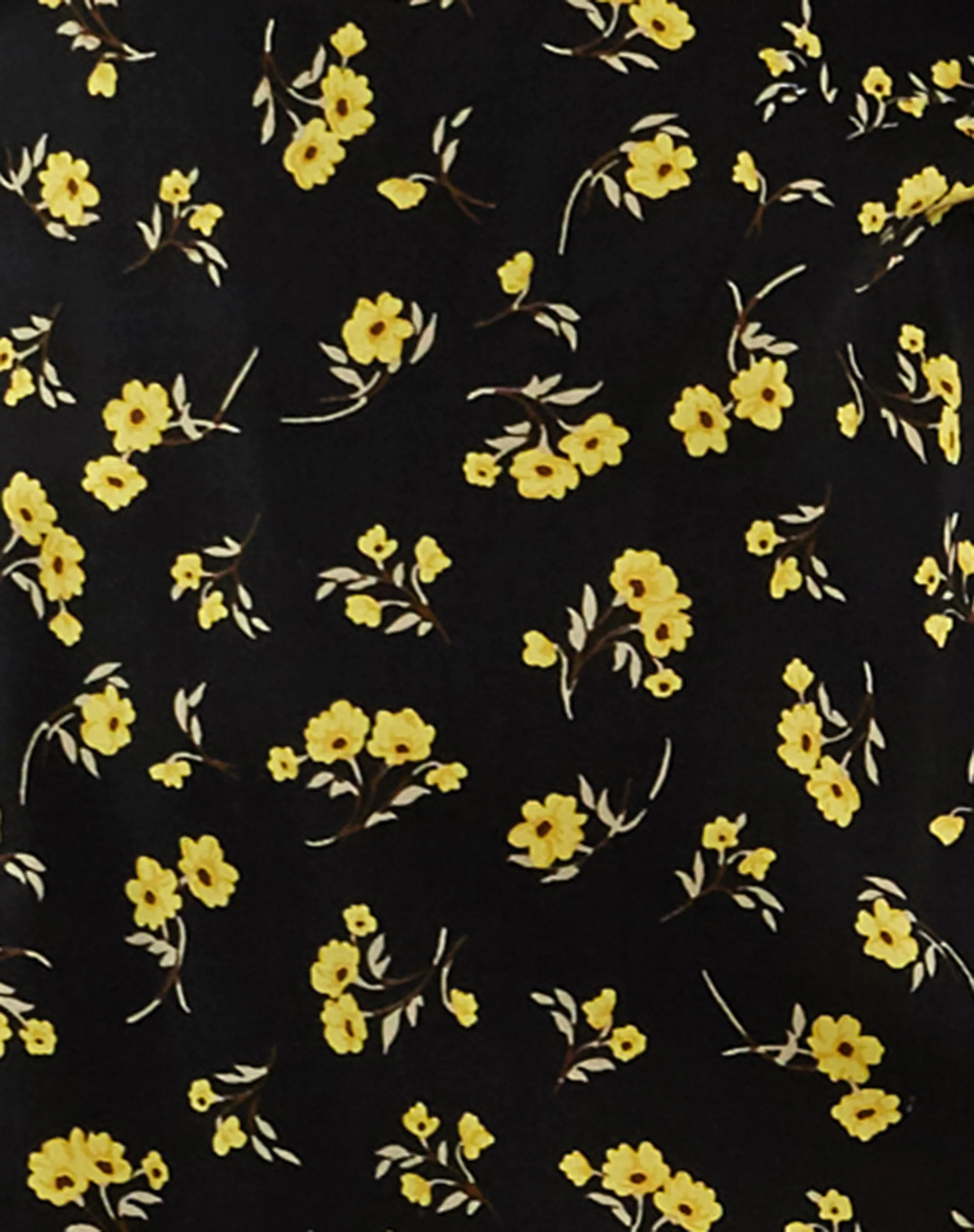 Samiya Mini Dress in Buttercup Black and Yellow - Image 7