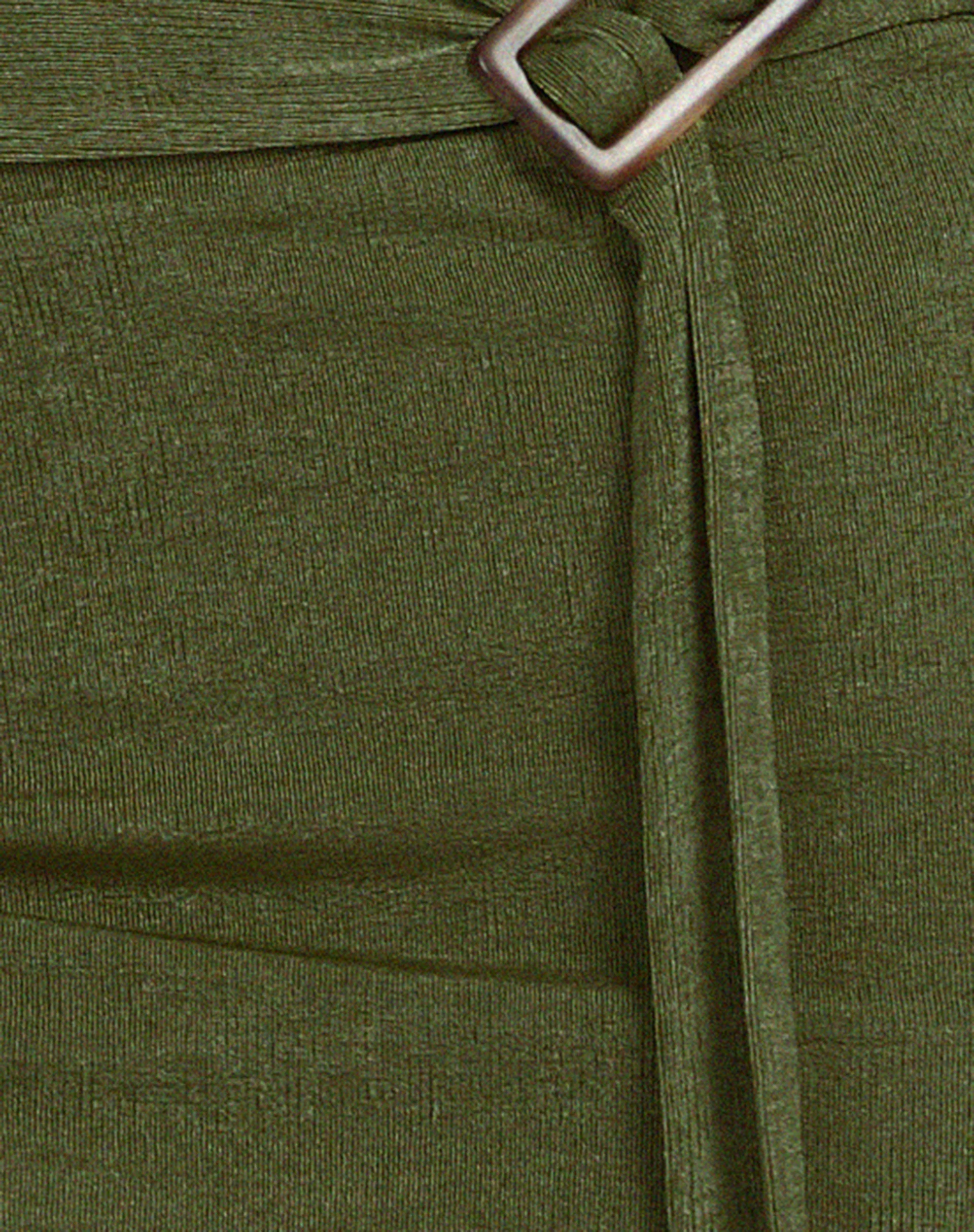 Samnida Mini Skirt in Khaki - Image 5