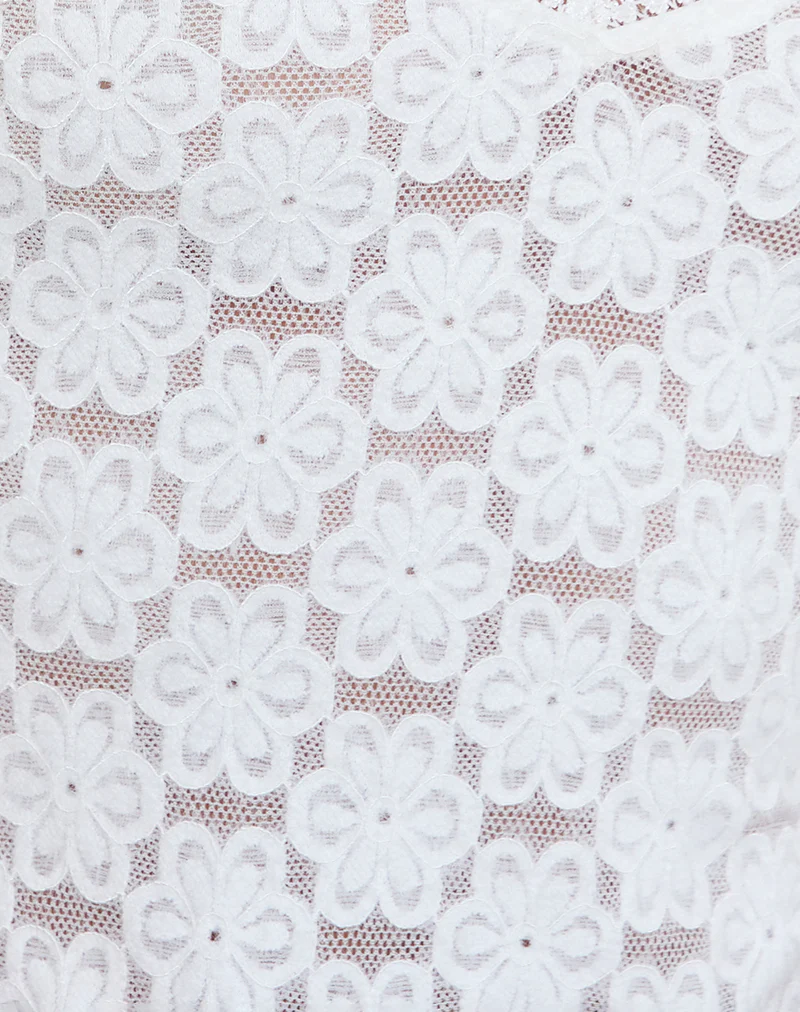 Sanjana Top in Lace Ivory - Image 6