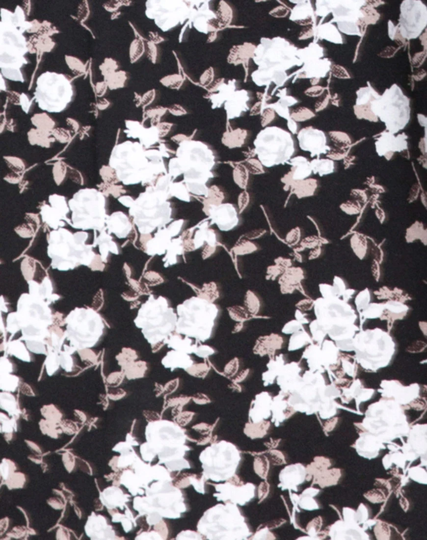 Sanna Slip Dress in Dark Wild Flower - Image 6