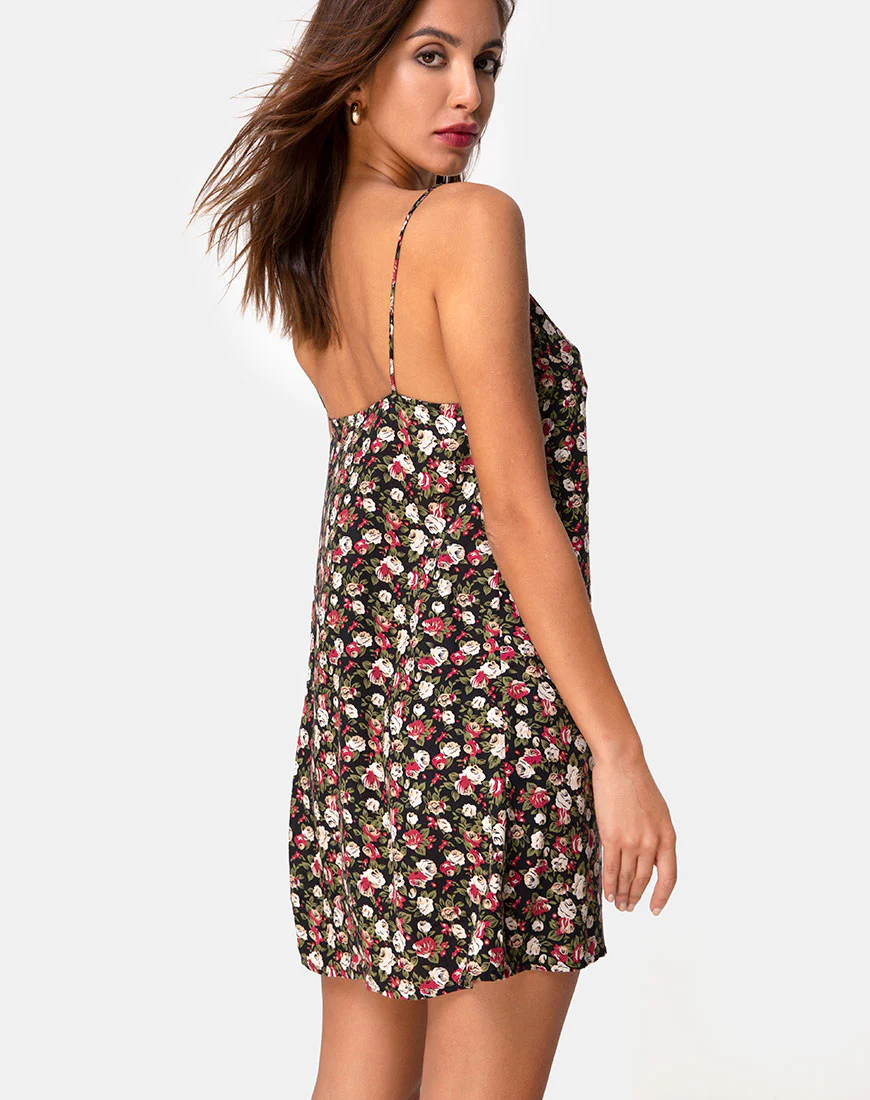Sanna Slip Dress in Courtney Floral - Image 2
