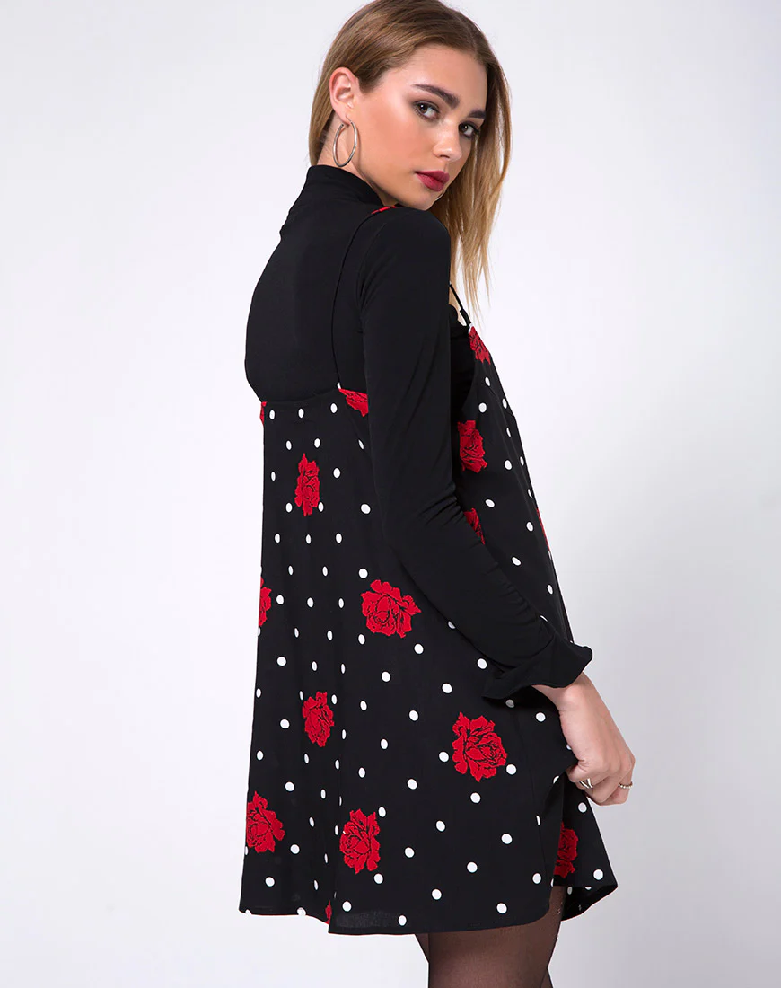 Sanna Slip Dress in Cuban Rose - Image 2