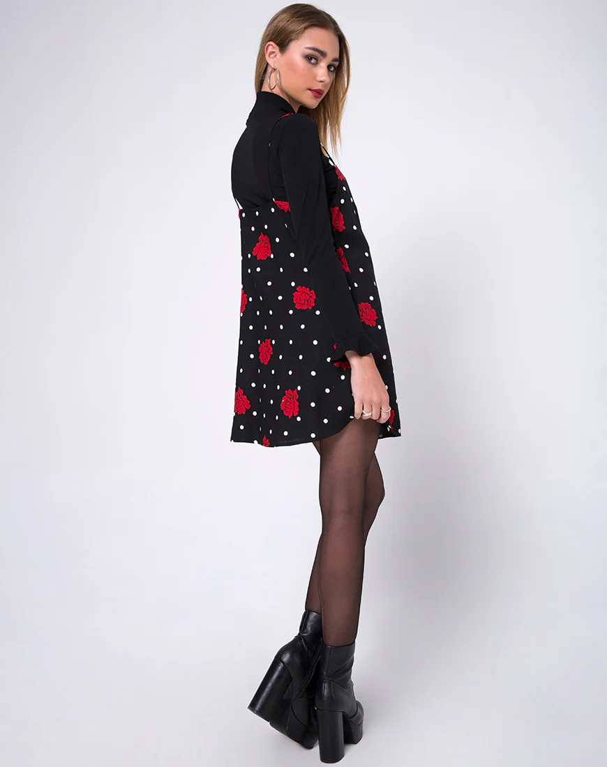 Sanna Slip Dress in Cuban Rose - Image 4