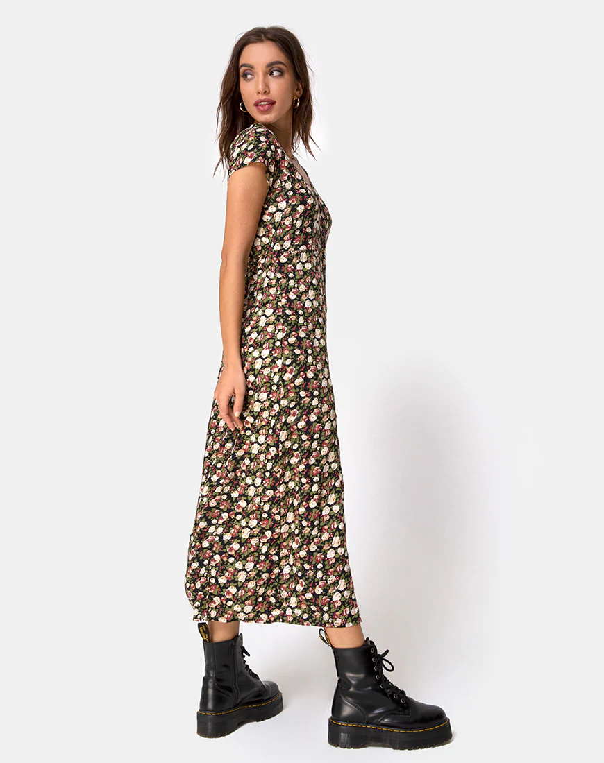 Sanrin Midi Dress in Courtney Floral - Image 2