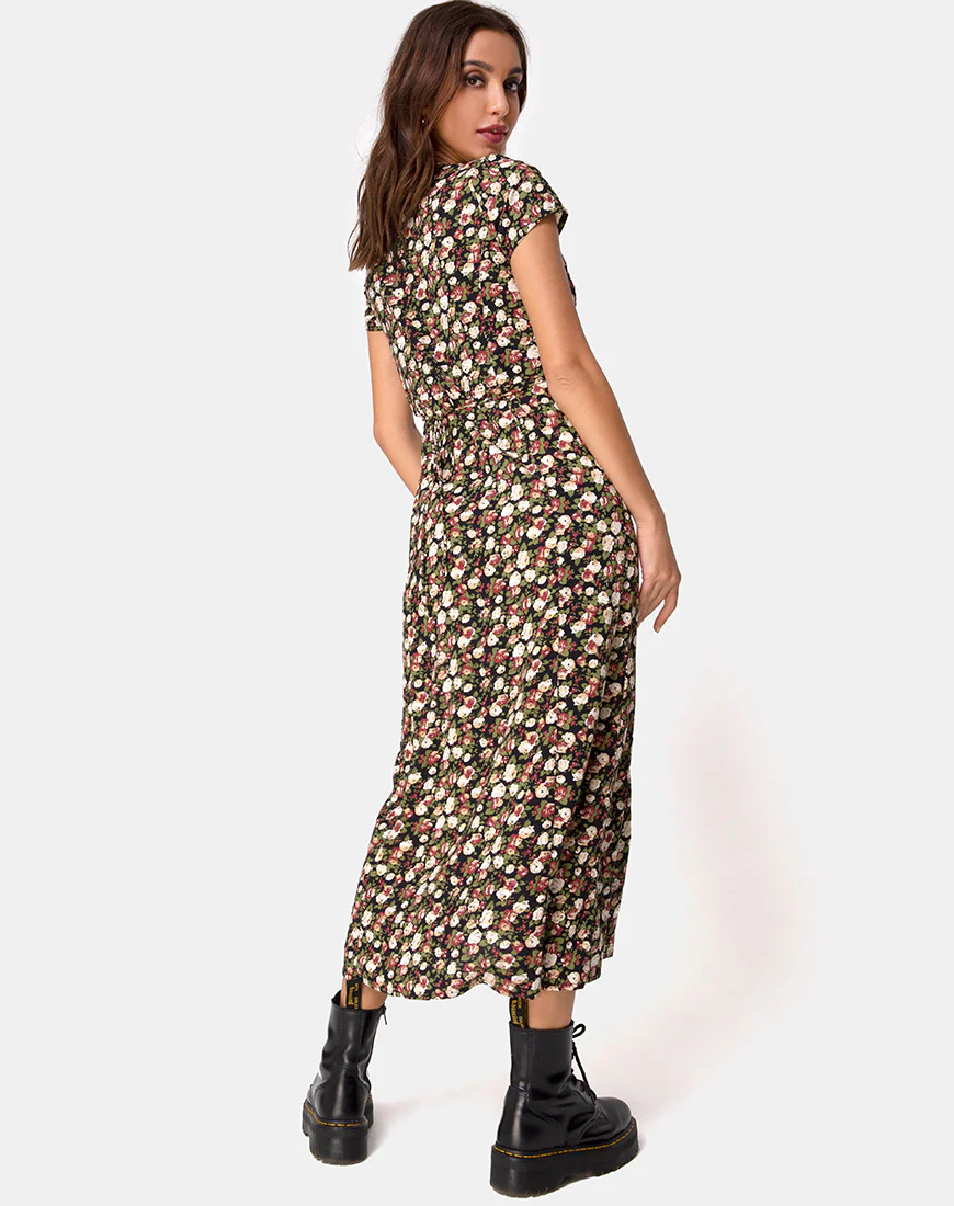 Sanrin Midi Dress in Courtney Floral - Image 4