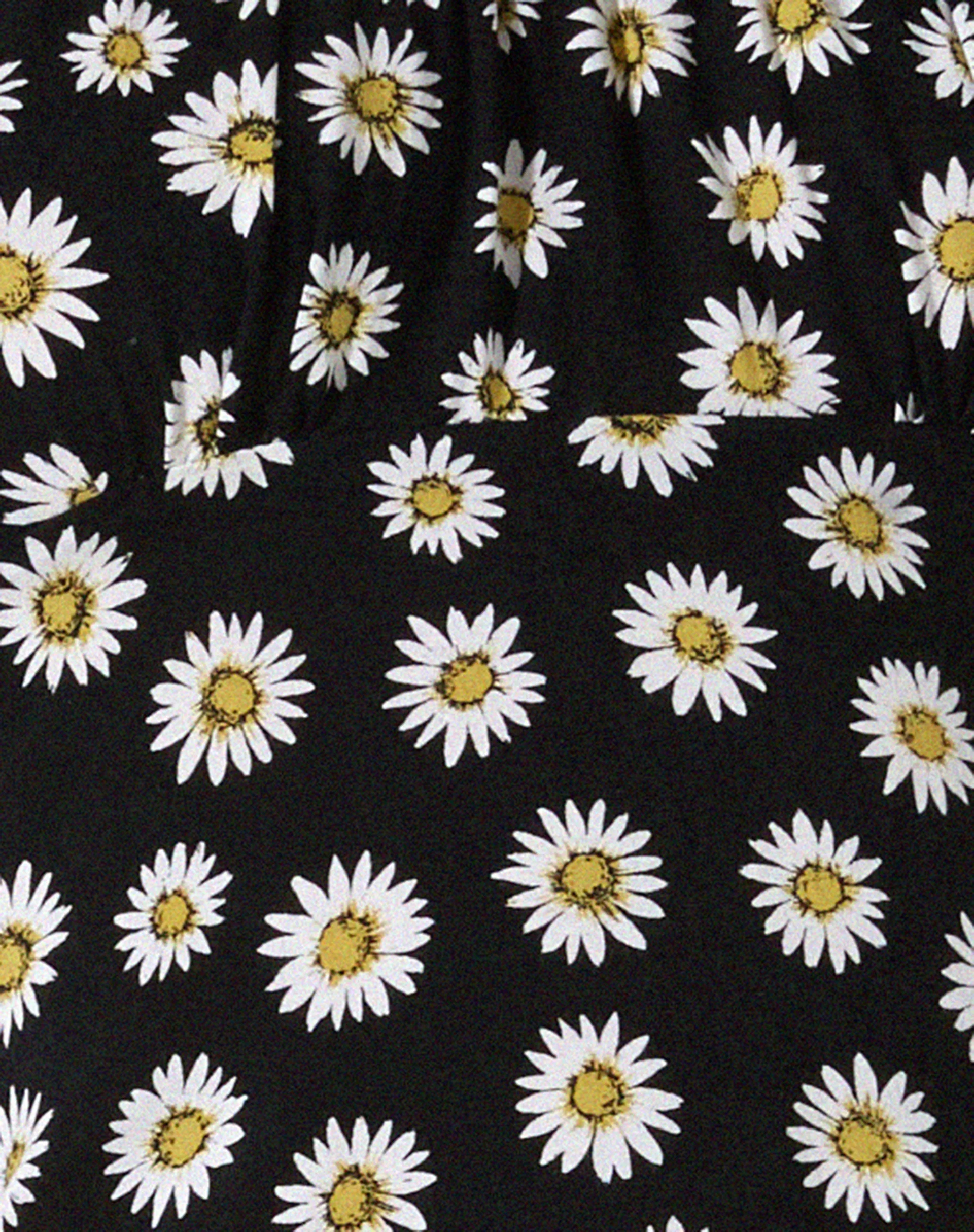 Sasi Mini Dress in Grunge Daisy Black - Image 5