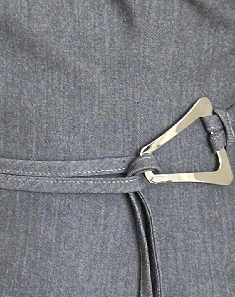 Sayaka One Shoulder Top in Tailoring Charcoal - Image 5