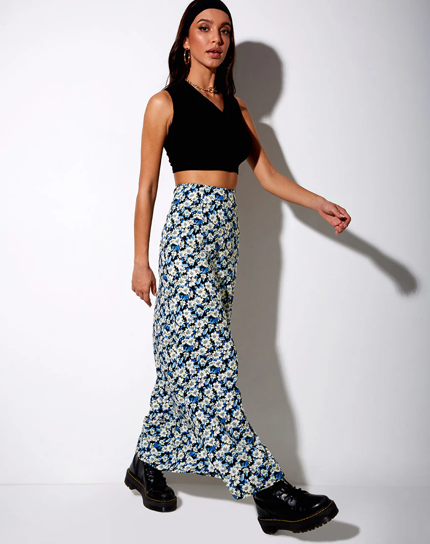 Sayan Maxi Skirt in Aster Blue - Image 3