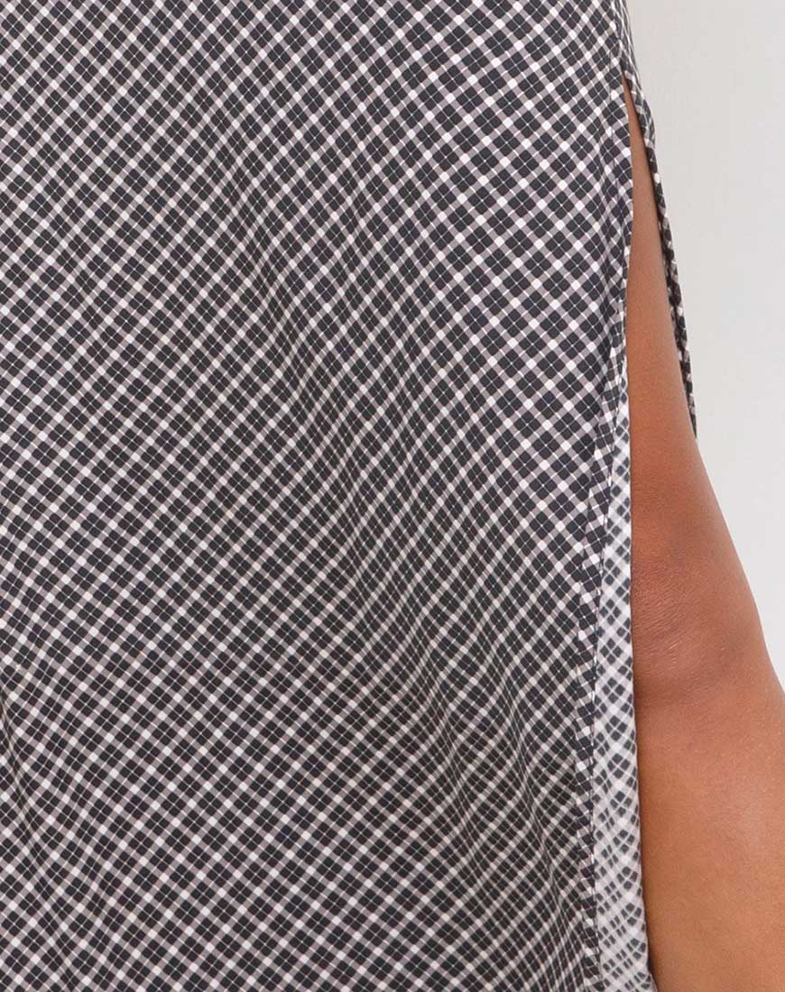 Sayan Skirt in Check It Out Black - Image 5