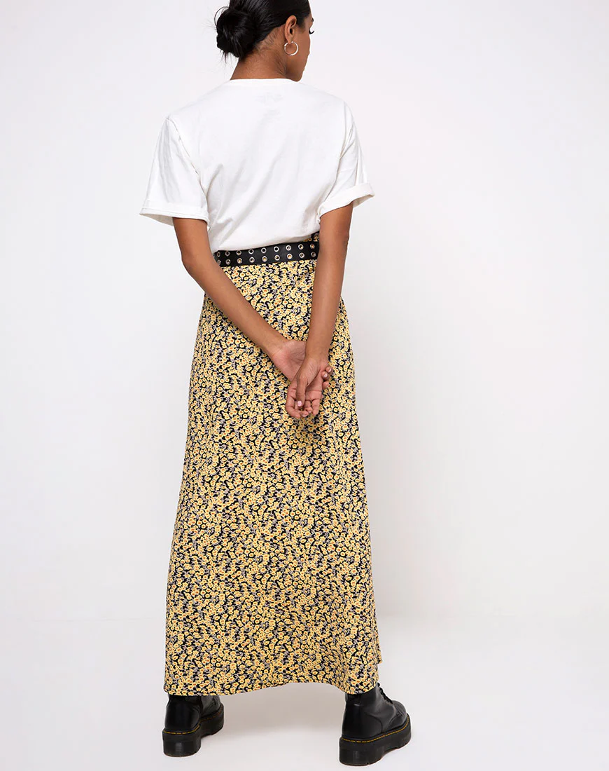 Sayan Skirt in Mini Bloom Yellow - Image 2