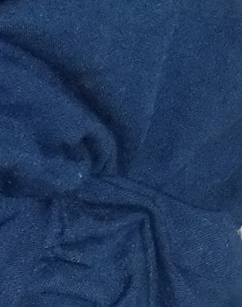 Scrunchie in Navy - Image 4