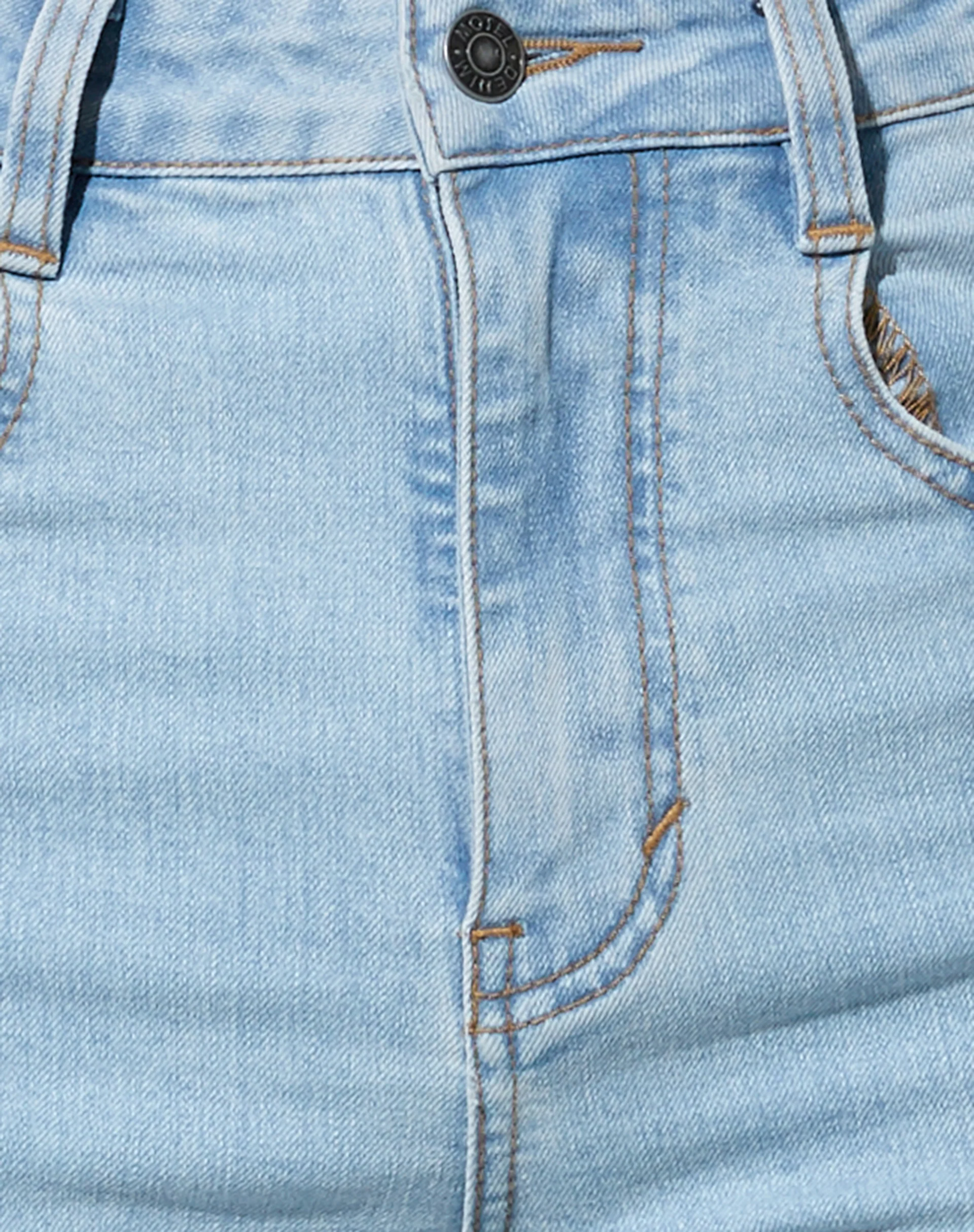 Seam Flare Jeans in Light Wash - Image 7