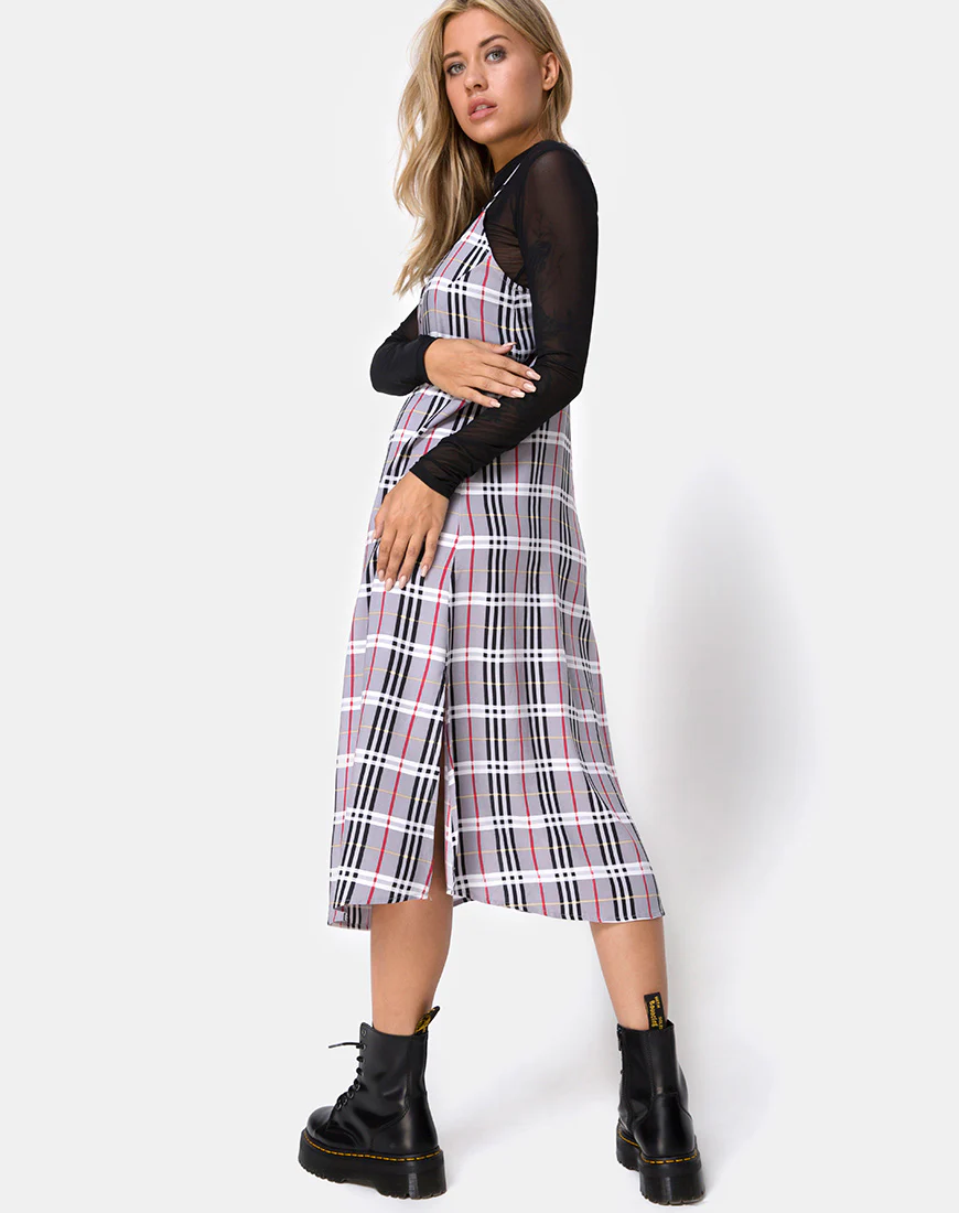 Seama Dress in Heritage Check - Image 2