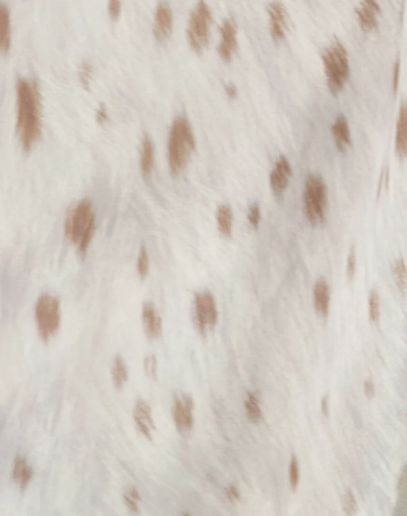 Seita Oversized Blouse in Ivory Bambi Print - Image 6