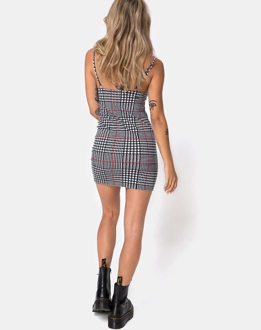 Selah Dress in Big Charles Check - Image 4