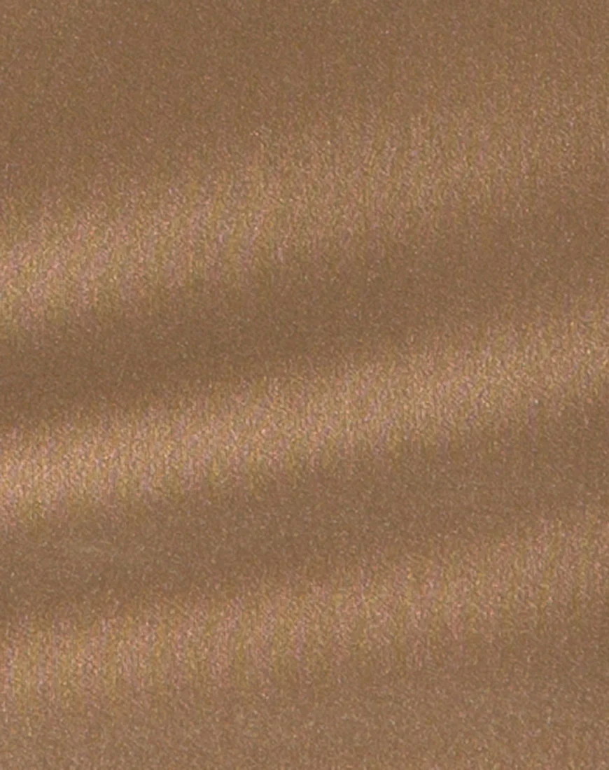 Selah Bodycon Dress in Nylon Gold - Image 5