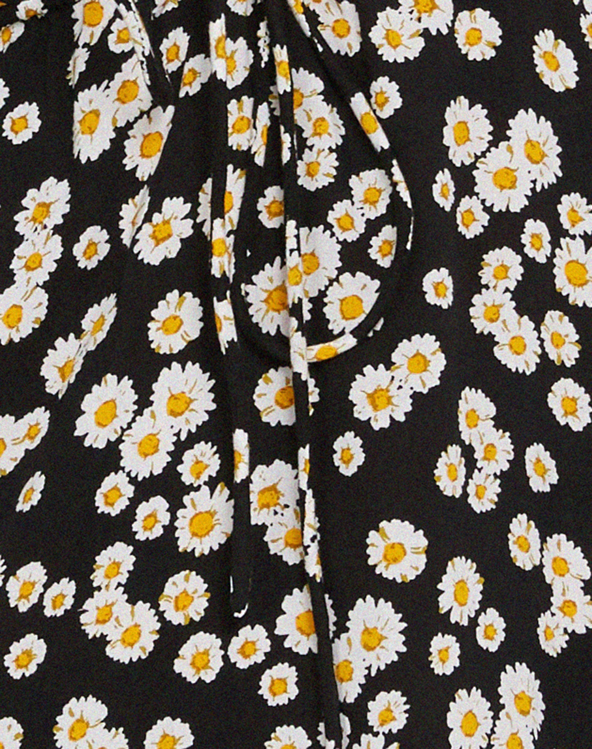 Senora Mini Dress in Mini Daisy Black - Image 5