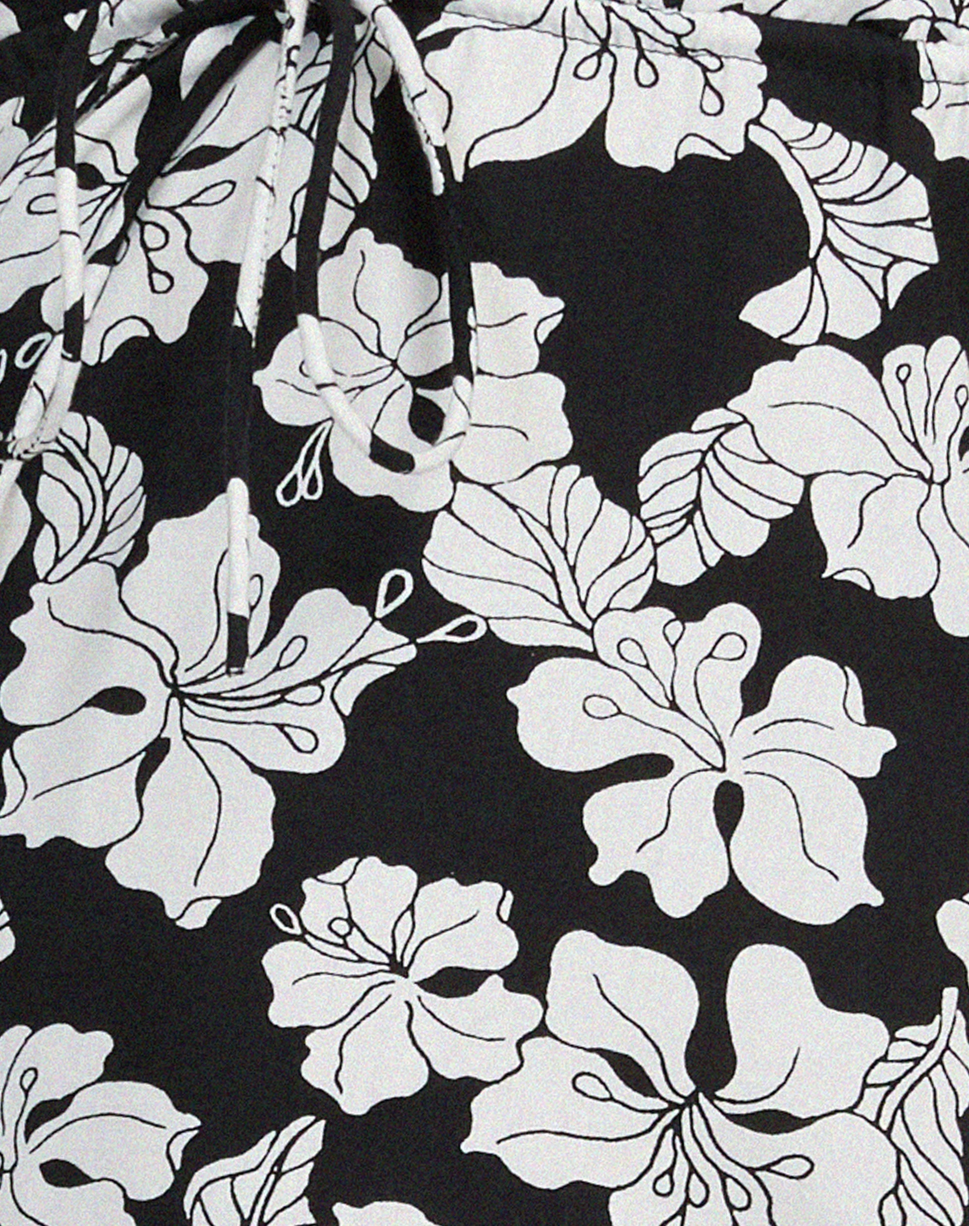 Senora Mini Dress in Vacation Black and White - Image 7