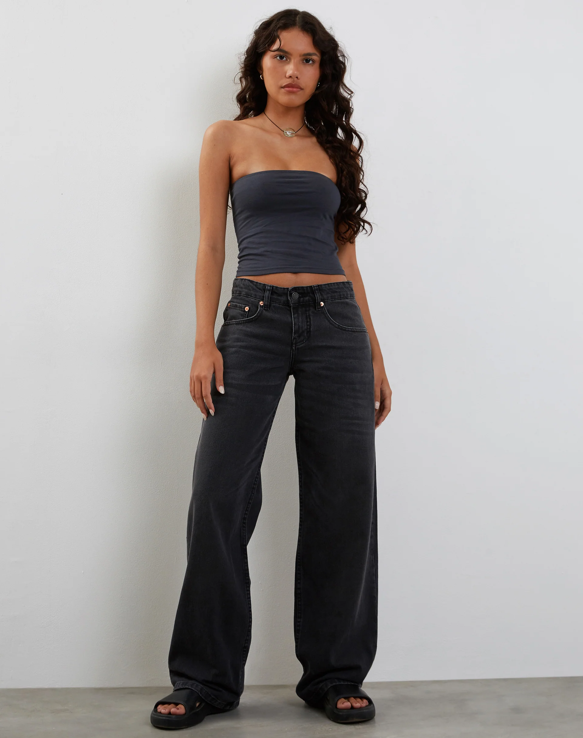 Shae Bandeau Top in Ocean Storm - Image 5