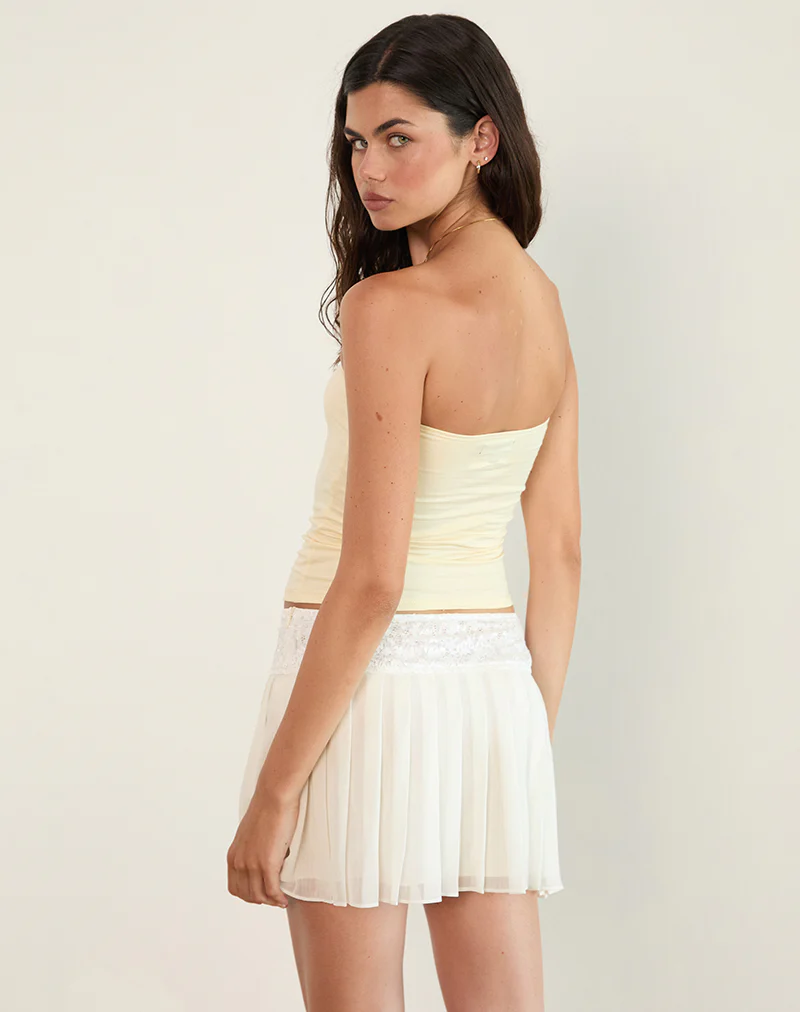 Shaelo Bandeau Top in Buttermilk - Image 5